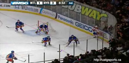 advertising on glass nhl